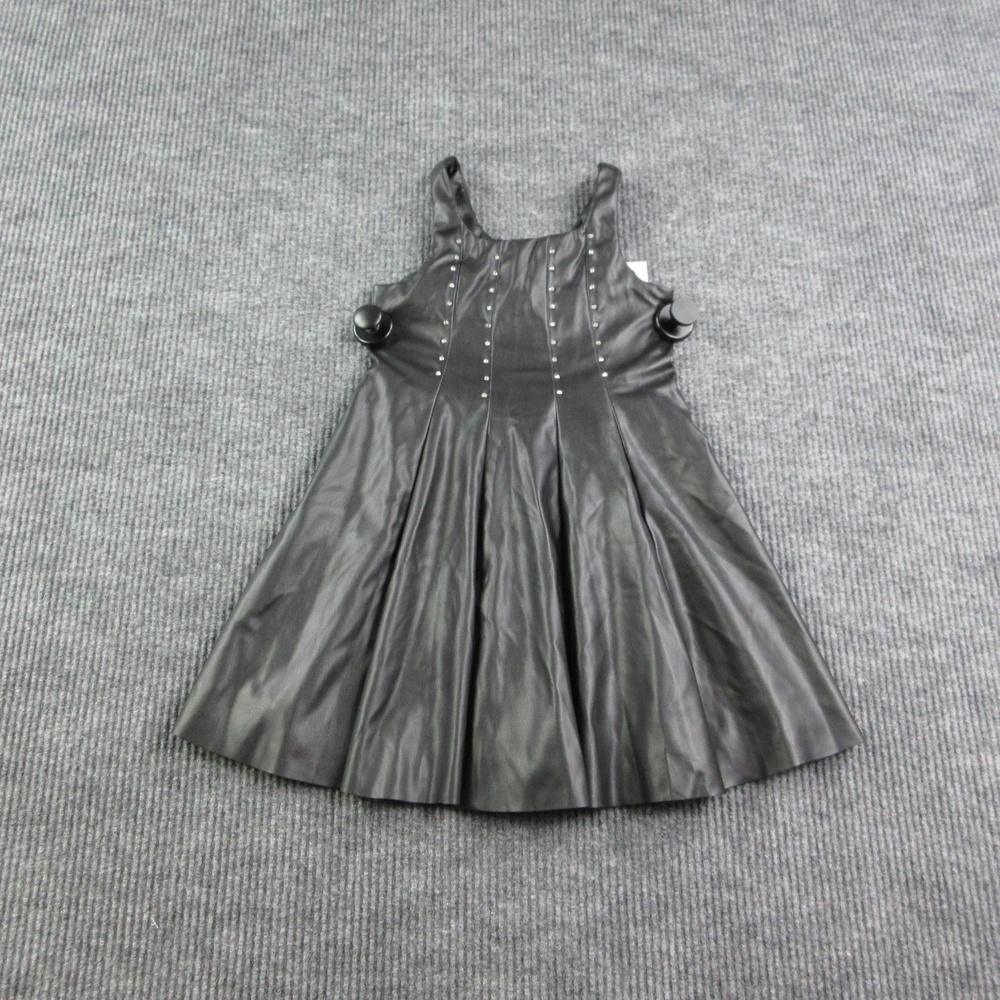 H By Habitual Dress Womens S Black Fit & Flare Tank Scoop Neck Rhinestone NWT